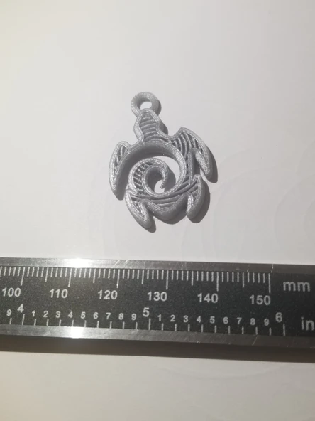 Byr kolye kaplumbağa (Plastik Aparattır!!!) 3D - Resim 5