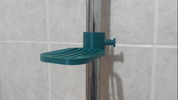 Byr DUŞ ÇUBUĞU SABUNLUK (Universal) (Sadece Plastik Aparattır!!!) 3D - 2