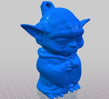 Mini Yoda Anahtarlık itech3dP'den Remikslendi (Plastik Aparattır!!!)