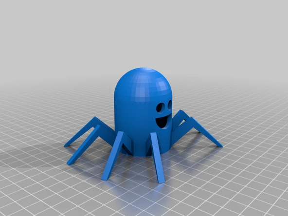 Byr Mutlu Çay Işık Örümcek (Sadece Plastik Aparattır!!!) 3D - 4