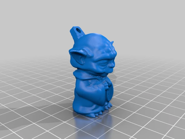 Mini Yoda Anahtarlık itech3dP'den Remikslendi (Plastik Aparattır!!!) - 3