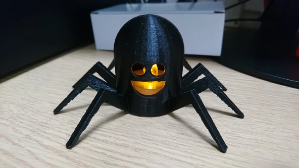 Byr Mutlu Çay Işık Örümcek (Sadece Plastik Aparattır!!!) 3D