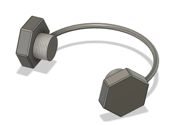 Byr Frankenstein'ın canavar cıvata kolyesi (Sadece Plastik Aparattır!!!) 3D - Resim 2