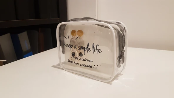 Byr Daiso Makyaj çantası için küpe ve takı tutucusu (Sadece Plastik Aparattır!!!) 3D - 4