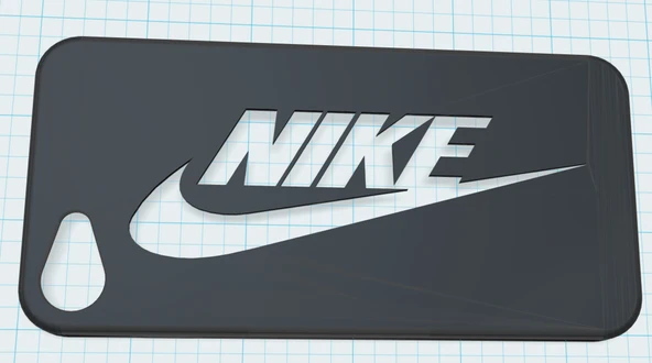 Byr iphone 7 nike kılıfı (Sadece Plastik Aparattır!!!) 3D - Resim 2