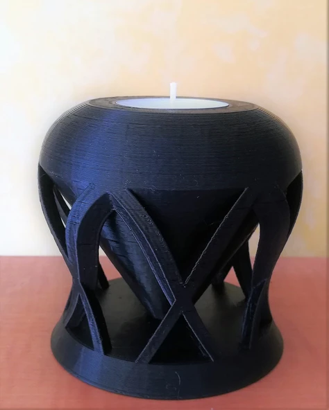 Byr Çay ışığı mumluk (Plastik Aparattır!!!) 3D - 2