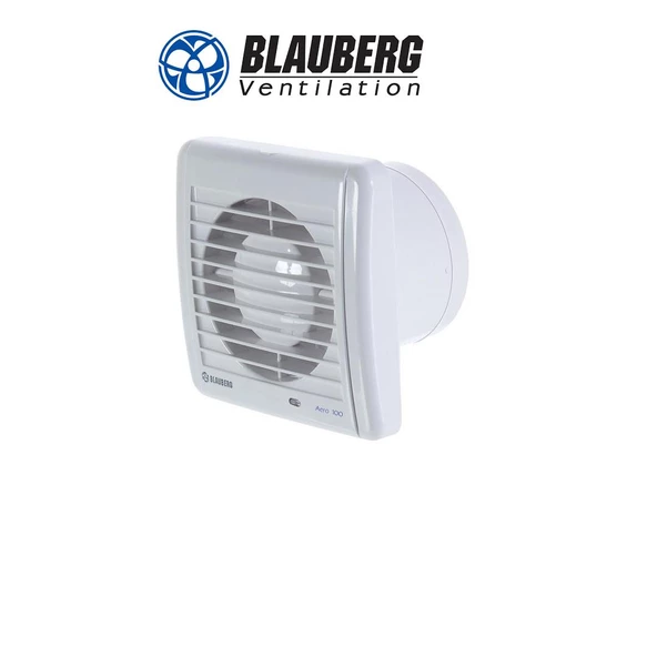 Blauberg Aero Still 125 Sessiz Tasarruflu Banyo Wc Ortam Havalandırma Fanı Duvar Tipi Aksiyel Fan AGMair Aspiratör - 2