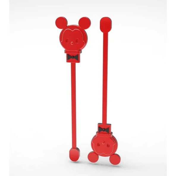 Byr Mickey Mouse Çay Kaşığı ♥ (Plastik Aparattır!!!) 3D - 3