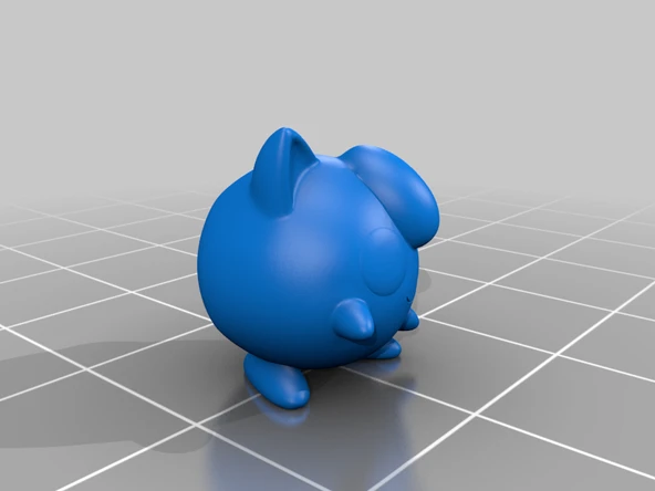 Jiggliypuff Pokemon EDLI3D (Plastik Aparattır!!!) - 3