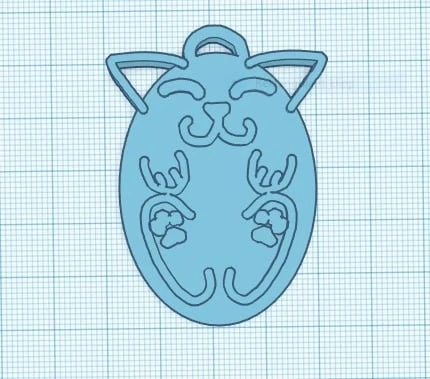 Byr Yavru kedi anahtar zinciri kolye şey (Sadece Plastik Aparattır!!!) 3D ürün görseli 1