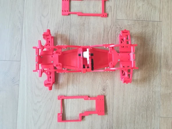 Byr SİLİNMİŞ YAYIN MyRCCar 1/10 MTC Sert Akslar: 4 farklı aks genişliği, 8 farklı CVD, 290 ila 330 mm arası dingil mesafeleri ve üniversal şaftlar (Sadece Plastik Aparattır!!!) 3D - 4