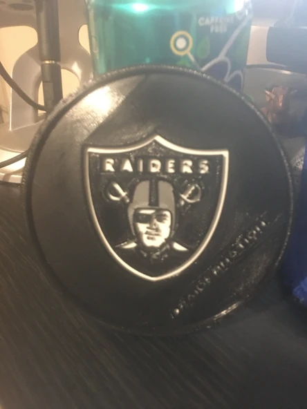 Byr Oakland Raiders Coaster (Sadece Plastik Aparattır!!!) 3D - Resim 2