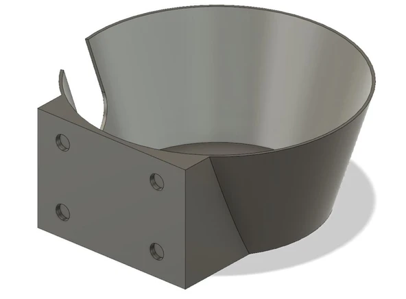 Byr Manyetik olarak monte edilmiş kahve filtresi tutucu (Sadece Plastik Aparattır!!!) 3D