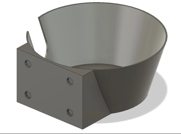 Byr Manyetik olarak monte edilmiş kahve filtresi tutucu (Sadece Plastik Aparattır!!!) 3D - 2