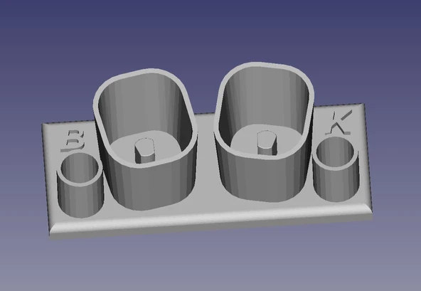 Byr diş fırçası standı Oral B (Sadece Plastik Aparattır!!!) 3D - Resim 4