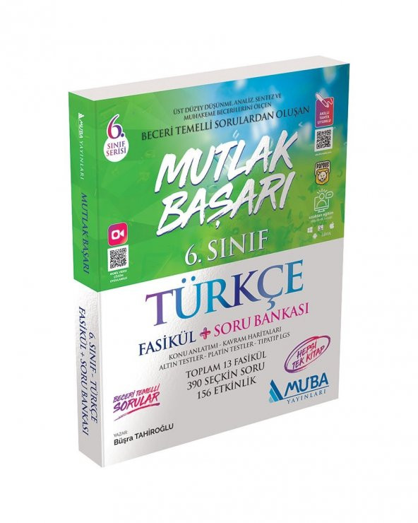 6. Sınıf Türkçe  Fasikül ve Soru Bankası Muba Yayınları