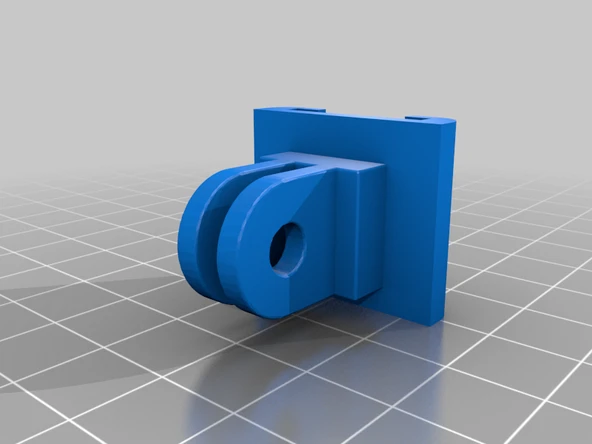 Byr GoPro'dan soğuk ayakkabı adaptörüne (Sadece Plastik Aparattır!!!) 3D - 2