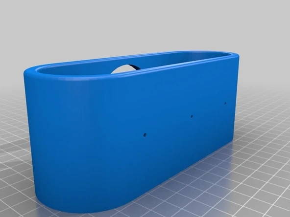 Byr Diş fırçası ve diş macunu tutucusu - duvara montaj (Sadece Plastik Aparattır!!!) 3D