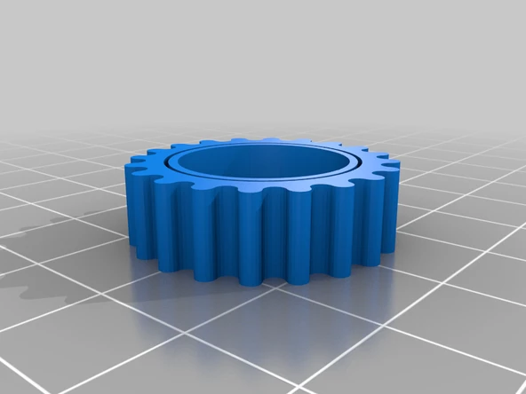 Byr Yuvarlak Dişli Kıpırdayan Yüzük - Boyut 7 (Plastik Aparattır!!!) 3D - Resim 4