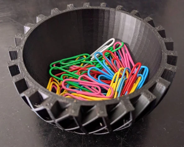 Byr Kağıt Klips Tepsisi / Kase (Sadece Plastik Aparattır!!!) 3D - 4