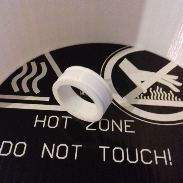 Byr Yüzük Oyulmuş Çizgiler - Boyut 7 (Plastik Aparattır!!!) 3D - Resim 3