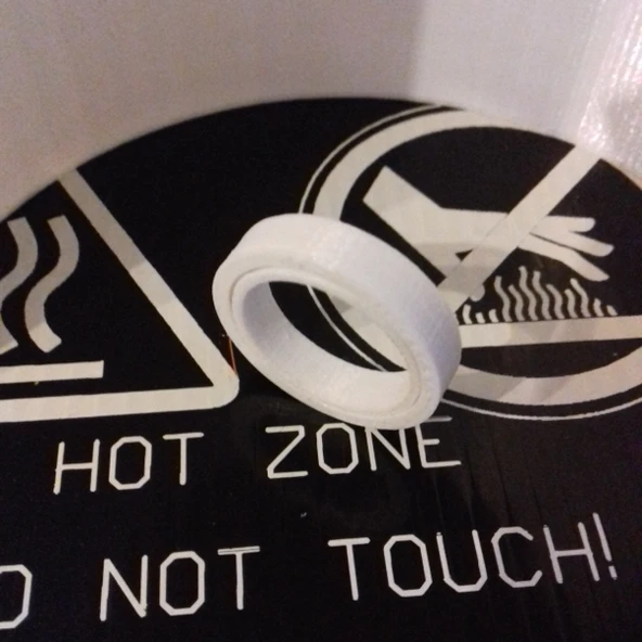 Byr Fidget Yüzük Düz İnce - Beden 7 (Plastik Aparattır!!!) 3D - Resim 3