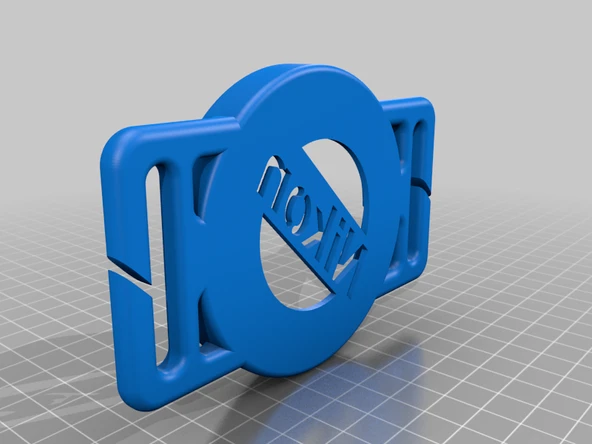 Byr Nikon Lens kapağı tutucusu 52-58-67-72-77 çentikli (Sadece Plastik Aparattır!!!) 3D - 2