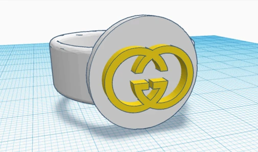 Byr Gucci Yüzük (Plastik Aparattır!!!) 3D - Resim 2