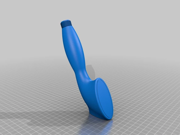 Byr Duş başlığı fütüristik (Sadece Plastik Aparattır!!!) 3D - 4