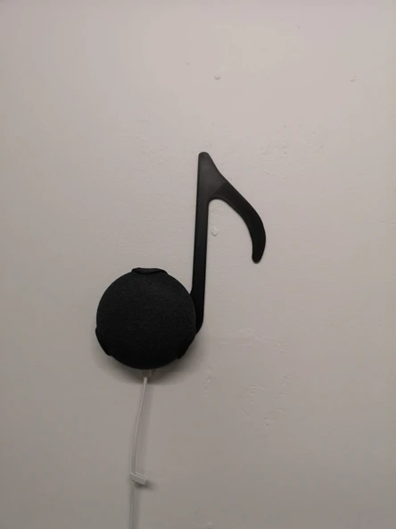 Google Home Mini Müzik Notası Duvar Tutucu (Plastik Aparattır!!!) - 2