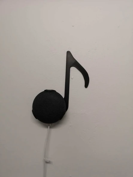 Google Home Mini Müzik Notası Duvar Tutucu (Plastik Aparattır!!!)