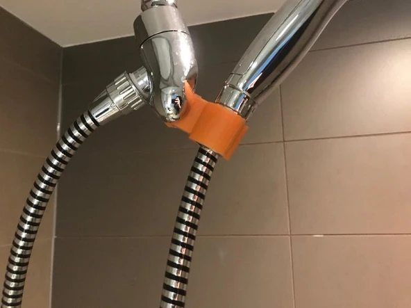 Byr duş başlığı ofseti (Sadece Plastik Aparattır!!!) 3D - Resim 2