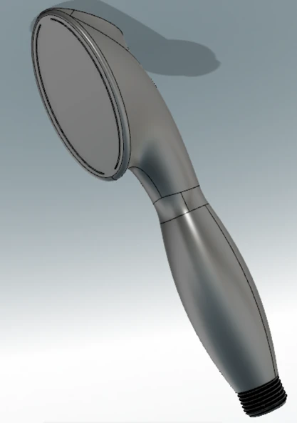 Byr Duş başlığı fütüristik (Sadece Plastik Aparattır!!!) 3D - 3