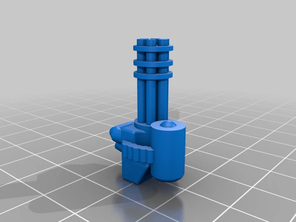 Byr Lego Minigun + Davul Cephanesi (Plastik Aparattır!!!) 3D - 5