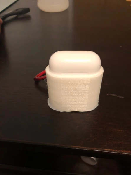 Byr Yüzük deliği ile AirPod Tutucu (Sadece Plastik Aparattır!!!) 3D - Resim 3