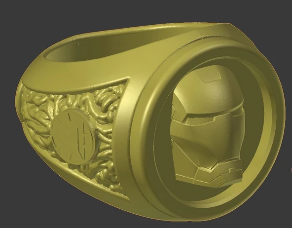 Byr Yüzük Demir Adam (Plastik Aparattır!!!) 3D - Resim 2