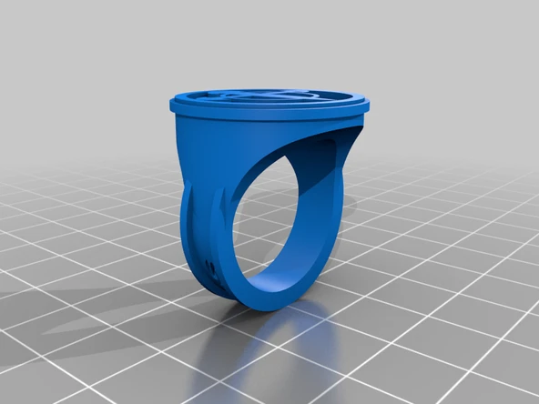 Byr Haçlı yüzük (Plastik Aparattır!!!) 3D - Resim 2