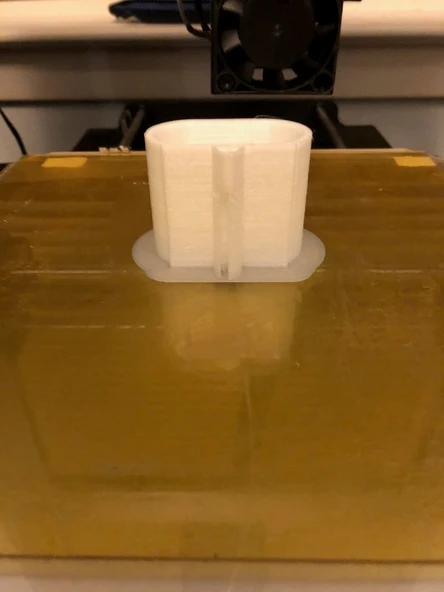 Byr Yüzük deliği ile AirPod Tutucu (Sadece Plastik Aparattır!!!) 3D ürün görseli