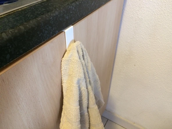 Byr Dolap Kapısı için Havlu Tutucu (Sadece Plastik Aparattır!!!) 3D - 4