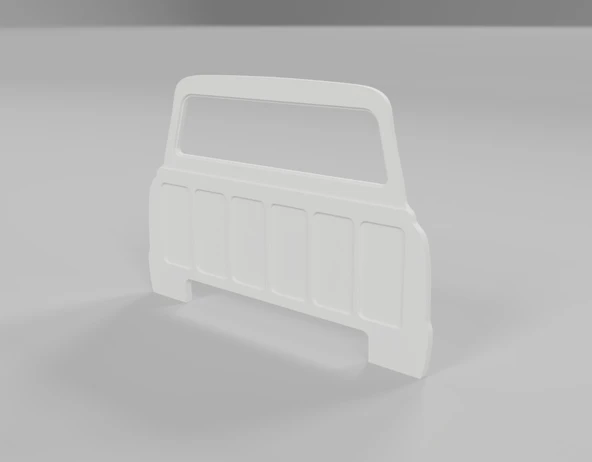 Byr Pro-Line 72 Chevy Pikap Gövdesi için Kabinin Arka Tarafı (Sadece Plastik Aparattır!!!) 3D - 2