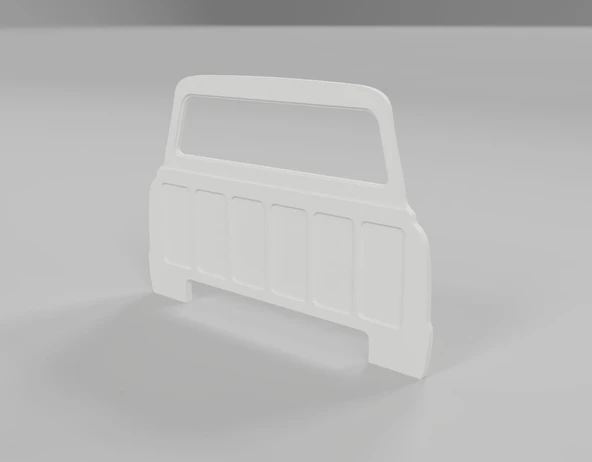 Byr Pro-Line 72 Chevy Pikap Gövdesi için Kabinin Arka Tarafı (Sadece Plastik Aparattır!!!) 3D