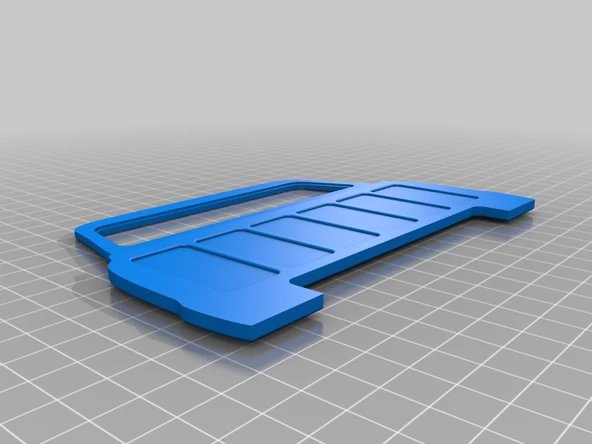 Byr Pro-Line 72 Chevy Pikap Gövdesi için Kabinin Arka Tarafı (Sadece Plastik Aparattır!!!) 3D - 4