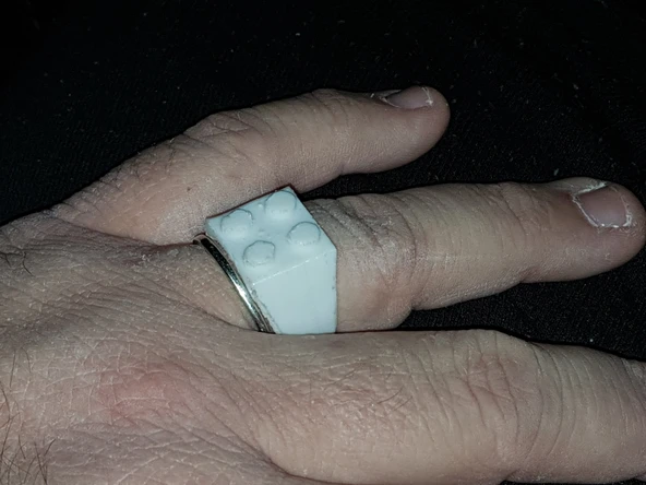 Byr Y Beden (Avustralya) Lego Tarzı Yüzük (Plastik Aparattır!!!) 3D - Resim 2