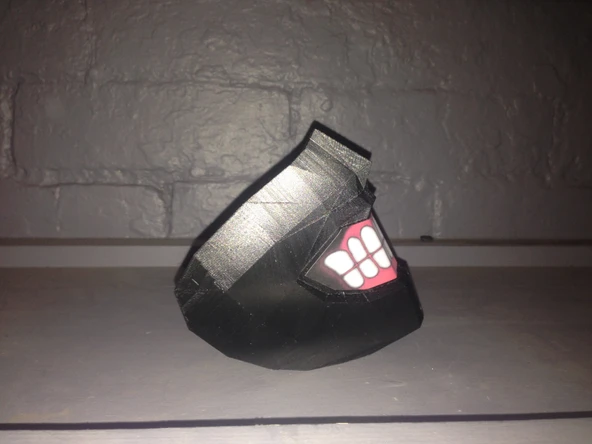 Byr Tokyo Ghoul'dan Esinlenen Maske (Sadece Plastik Aparattır!!!) 3D - Resim 4