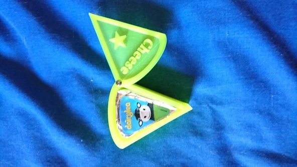 Byr Peynir üçgeni taşıma çantası (2 takoz) (Sadece Plastik Aparattır!!!) 3D - 4