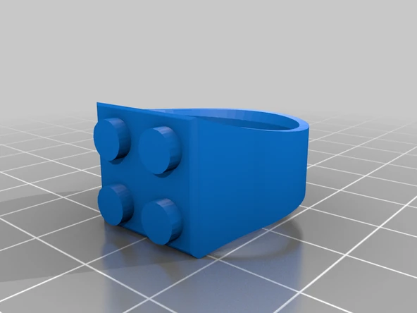 Byr Y Beden (Avustralya) Lego Tarzı Yüzük (Plastik Aparattır!!!) 3D - Resim 3