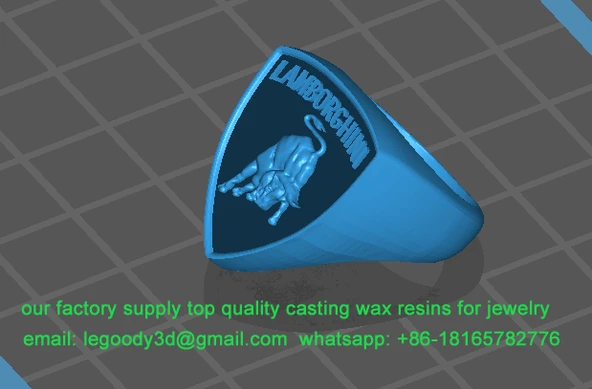 Byr Lamborghini kabartmalı mücevher yüzük (Plastik Aparattır!!!) 3D - Resim 4