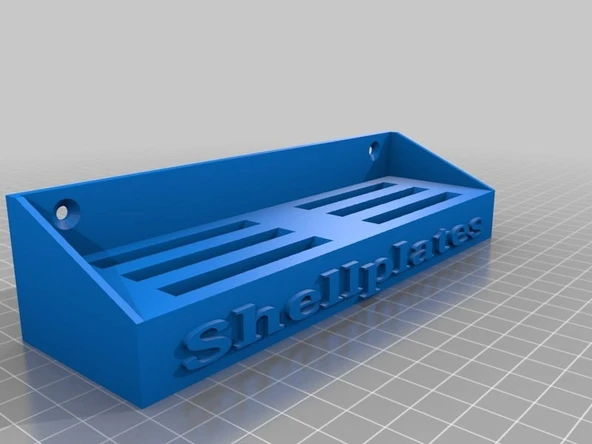 Byr Dillon XL 650 Kabuk Plaka Tutucu (Sadece Plastik Aparattır!!!) 3D