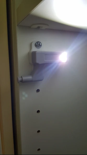 Byr Gococomma dolap menteşe LED sensör için yular (Sadece Plastik Aparattır!!!) 3D - 2