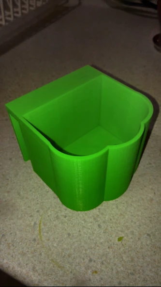 Byr Mutfak Dolabı Kapısı Asma Çöp Çöp Kutusu (Sadece Plastik Aparattır!!!) 3D - 2